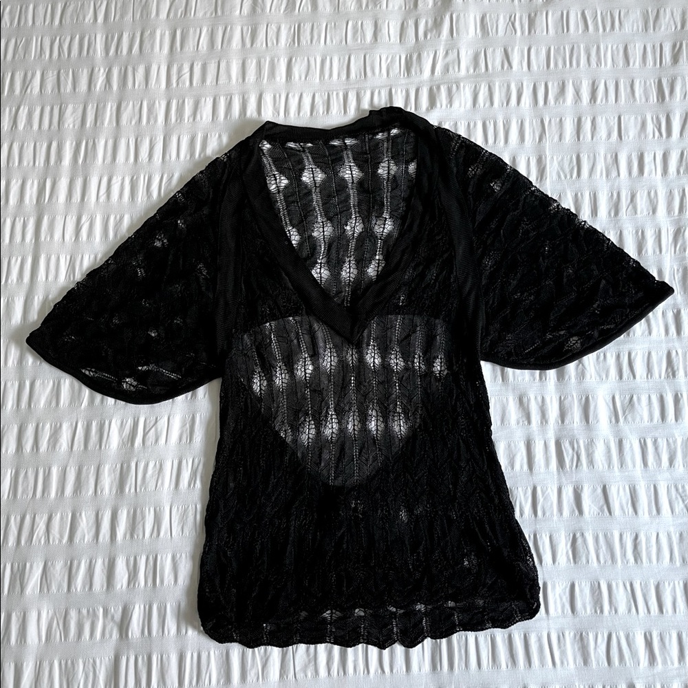 Jean Paul Gaultier | net swim cover up